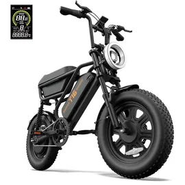urlife T16 48V 13Ah 16 Zoll RH 0 cm Unisex schwarz