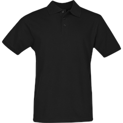 James & Nicholson Herren Classic Polo Poloshirt Polo Shirt Baumwolle NEU, black, 3XL