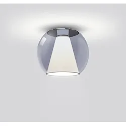 serien lighting Draft S Deckenleuchte extra-warmweiß (2700 K) | Glasschirm blau