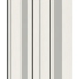 Rasch Textil Rasch Vliestapete (Grafisch) Weiß 10,05 m x 0,53 m #ROCKNROLLE 536256