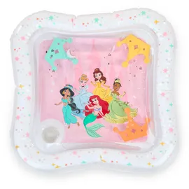 Bright Starts Bright Starts, Wassermatte Disney Prinzessinnen Royal Splash, Bauchlage-Wassermatte mit Arielle, Belle, Cinderella, schwimmende Spielzeuge, Spielmatte für Neugeborene (Rosa)