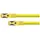 Python Python® Series RJ45 Patchkabel mitCat.7 Rohkabel, Rastnasenschutz (RNS®) und Nylongeflecht, S/FTP, PiMF, 500MHz, OFC, gelb, 7,5 m