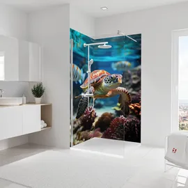 Schulte Duschrückwand DecoDesign Schildkröte 210 x 90 cm D1900922 455