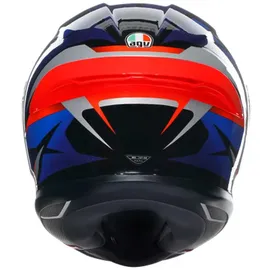 AGV K6 S Slashcut Integralhelm - Schwarz/Silber/Blau/Rot / S