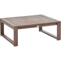 Beliani Timor II Beistelltisch 90 x 75 x 35 cm Dunkelbraun
