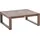 Beliani Timor II Beistelltisch 90 x 75 x 35 cm Dunkelbraun