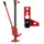 Wiltec Wagenheber Stahl 76 cm rot