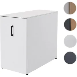 Mendler HWC-Q27 Büroschrank 74x43x80cm weiß