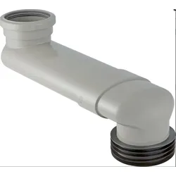 Geberit WC Etagenbogen (PVC) DN90/100, grau