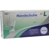 PARAM Einmal Handschuhe Latex puderfrei L