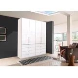 Wiemann Falttürenschrank »Loft«, Glasfront Weiß/Weiß glas) , 86247545-0 B/H/T: 200 cm x 236 cm x 58 cm