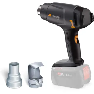 Steinel Akku Heißluftpistole MH 1, für Bosch PFA 18V System, Heißluftfön kabellos, 2 Düsen