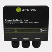 WATTSTUNDE WATTSTUNDE® NVS Umschaltstation 16A Netzvorrangschaltung