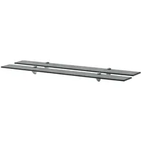 vidaXL Schweberegale 2 Stk. Glas 100x10 cm 8 mm
