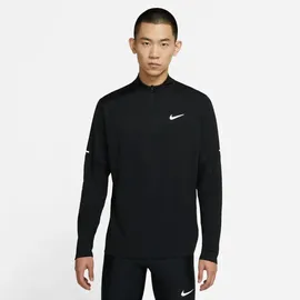 Nike Dri-FIT Element 1/2-Zip Laufshirt Herren black/reflective silv L