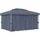 vidaXL Pavillon 4 x 3 m inkl. 4 Seitenteile Anthrazit