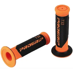 PROGRIP 732 Lenkergriffe 7/8 Zoll geschlossen, schwarz-orange