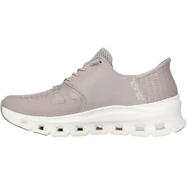 SKECHERS Glide-Step Pro Taupe Mesh / Silver Trim 36