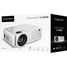 Krüger&Matz V-LED20 LED Grau/Weiß