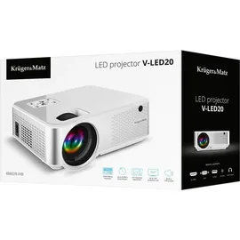 Krüger&Matz V-LED20 LED Grau/Weiß