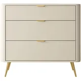 Selsey Kommode mit 3 Schubladen, Beige,