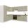 Vicco Winkelküche Fame-Line L-Form 227 x 287 cm Eiche/Weiß