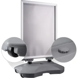 Sprintis Kundenstopper DIN A2, 32 mm Profil, mit Metallrückwand