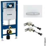 Geberit Duofix WC-Montageelement H: 112 cm, Viverso v800 Betätigungsplatte, Montage-& Anschlusszubehör,