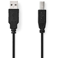 Nedis CCGL60100BK50 USB 2.0 USB-A Stecker USB-B Stecker |