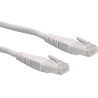 Roline Patchkabel Kat.6 (Class E) UTP, weiß, 0,5 m