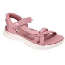 SKECHERS GO WALK FLEX SANDAL ILLUMINATE, Damen Sandale, Purple, - 42 EU