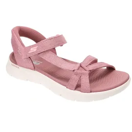 SKECHERS GO WALK FLEX SANDAL ILLUMINATE, Damen Sandale, Purple, - 42 EU