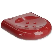 Hewi 477 Seifenhalter 477.02.10033 rubinrot, 97mm, mit Noppen