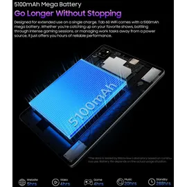 Blackview Tab 60 10,1" 4 GB RAM 128 GB Wi-Fi Blau