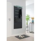 moebel-direkt-online Wandgarderobe Aisha Schwarz