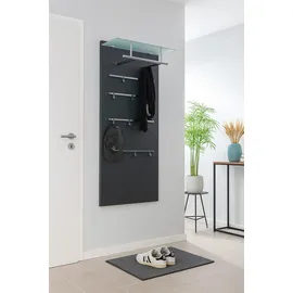 moebel-direkt-online Wandgarderobe Aisha Schwarz