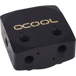 Alphacool Eisdecke D5, Messing, Schwarz, Alphacool Eispumpe VPP755, Alphacool VP