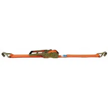 Dolezych Spanngurt DIN EN 12195-2 6 m 50 mm mit Getriebezugratsche und Spitzhaken