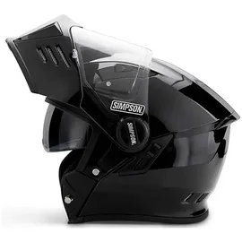 Simpson Darksome Solid, Klapphelm - Matt-Schwarz - XS
