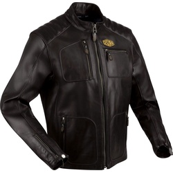 Segura Lewis, Lederjacke wasserdicht - Braun - XXL