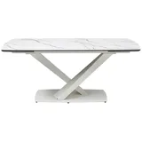 Vente-unique Esstisch Malata Weiß 220 cm  260 cm  180 cm