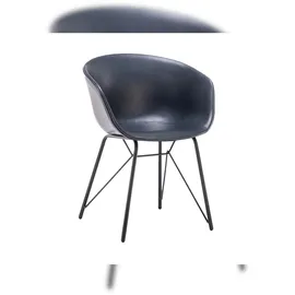 KAWOLA Esszimmerstuhl DANI Kunstleder blau