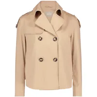 Amber & June Sommerjacke mit Kragen in Beige | 34