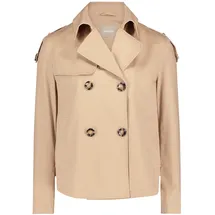 Amber & June Sommerjacke mit Kragen in Beige | 34