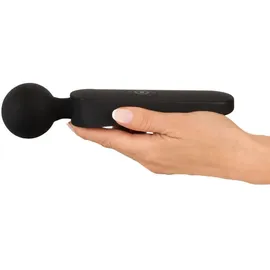 Couples Choice Massagestab „wand vibrator with 3 Attachments“ mit 3 Aufsätzen, schwarz