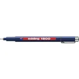 edding Präzisionsfeinschreiber 1800 0,25 mm schwarz 1er-Bl.