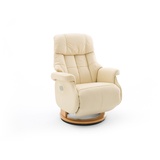 iNNoSeat by MCA + CALGARY COMFORT Relaxer Relaxsessel Fernsehsessel XL elektrisch - versch. Farben - Creme/Natur