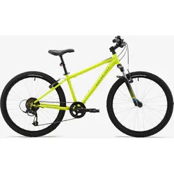 Kinderfahrrad Mountainbike 24 Zoll Rockrider Expl 500 gelb 24