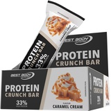 Best Body Nutrition Protein Crunch Bar - Caramel Cream - Eiweiß Riegel - 12x35g - 32% Protein