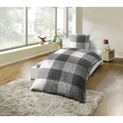 Bettwäsche »Mikrofaser Fleece«, besonders weich, 78516507-0 grau 1 St.